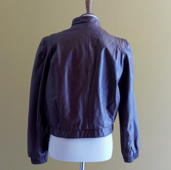 Rare Wilson lined leather Jacket SZ 16 - Picture 7 of 13